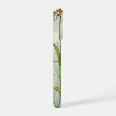 Chic foxgloves lily of the valley stained Glass iPhone Hülle (Rechte Seite)