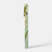 Chic foxgloves lily of the valley stained Glass iPhone Hülle (Linke Seite)