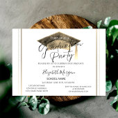 Chic Frame Graduation Cap Abschluss Einladung