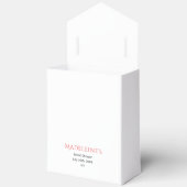 Chic Französisch Pariser sie sagte Oui Brautparty Geschenkschachtel (Offen)