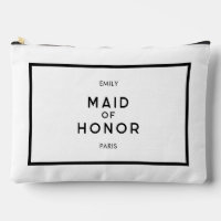 Chic French Black & White Trauzeugin Name