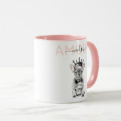 Chic French Bulldog Frenchie Liebe Royal Tasse (VorderseiteRechts)