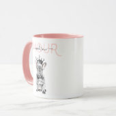 Chic French Bulldog Frenchie Liebe Royal Tasse (Vorderseite Links)
