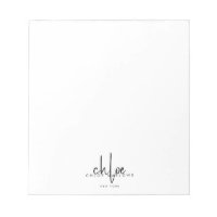 Chic Friseur Minimalistisches Monogramm