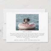 Chic Frohe Weihnachten Jahr in Review 2 Foto Holid (Rückseite)