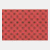 Chic fröhliche Weihnachtsgrüße Wünsche auf Weiß Geschenkpapier Set (Vorderseite 2)