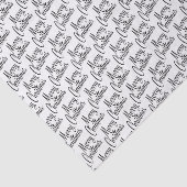 Chic fröhliche Weihnachtsgrüße Wünsche auf Weiß Seidenpapier (Ausschnitt)