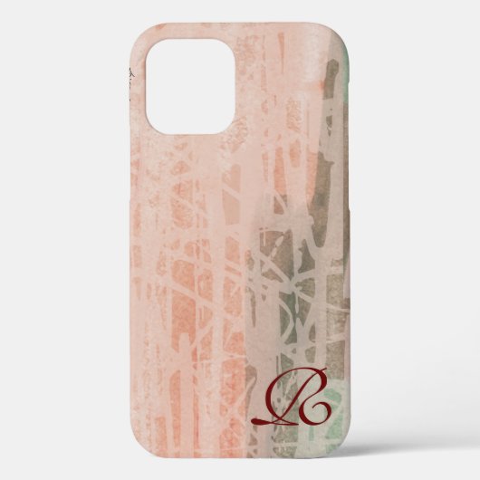 Chic Frozen Rosa Grüner, gelber Text Case-Mate iPhone Hülle (Rückseite)