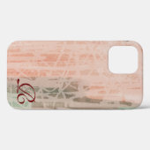 Chic Frozen Rosa Grüner, gelber Text Case-Mate iPhone Hülle (Rückseite (Horizontal))
