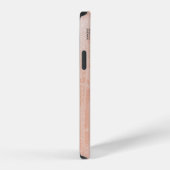 Chic Frozen Rosa Grüner, gelber Text iPhone Hülle (Rechte Seite)