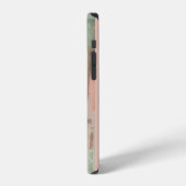Chic Frozen Rosa Grüner, gelber Text iPhone Hülle (Linke Seite)