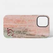 Chic Frozen Rosa Grüner, gelber Text iPhone Hülle (Rückseite (Horizontal))