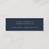 CHIC FRUIT FLORAL CAKE PATISSERIE CUPCAKE BAKERIE MINI VISITENKARTE (Rückseite)