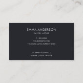 CHIC FRUIT FLORAL CAKE PATISSERIE CUPCAKE BAKERIE VISITENKARTE (Rückseite)