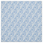Chic Fun Blue und White Paisley Stoff (Muster)