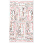 Chic Fun Erntedank Türkei Beans Casserole Tischdecke (Vorderseite)