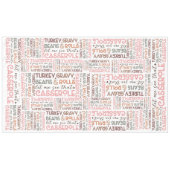 Chic Fun Erntedank Türkei Beans Casserole Tischdecke (Vorderseite (Horizontal))