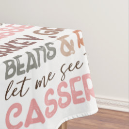 Chic Fun Erntedank Türkei Beans Casserole Tischdecke