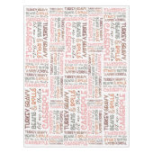 Chic Fun Erntedank Türkei Beans Casserole Tischdecke (Vorderseite)