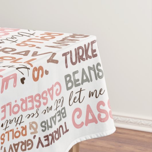 Chic Fun Erntedank Türkei Beans Casserole Tischdecke (Beispiel)