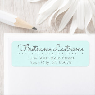 Chic Fun Gray Mint Green Simple Styling Typografie