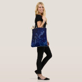 Chic Fun Personalisiert Blue Confetti Tasche (Am Model)