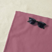 Chic Future Mr. Lila Cassis Monogram Strandtuch (Beispiel)