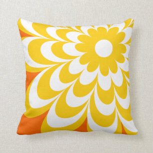 Chic-Gänseblümchenpersonalisiertes Throw-Kissen Kissen