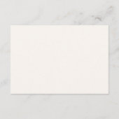 Chic Garden Bloral Fairy Princess Diapper Raffle Begleitkarte (Rückseite)