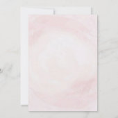 Chic Garden Floral Fairy Princess Girl Baby Dusche Einladung (Rückseite)