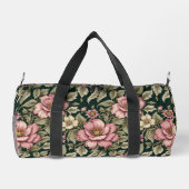 Chic Garden Rose Botanisch Duffle Bag (Rückseite)