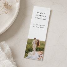 Chic Gastgeschenk Hochzeit Minimalistisch Mini-Les