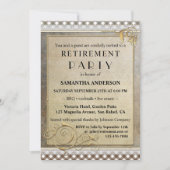 Chic Gatsby GRILLEN Rente Party Einladung (Vorderseite)