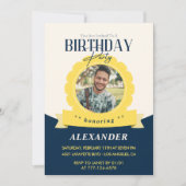 Chic Geburtstag Einladung zum 24. Geburtstag Moder (Vorderseite)