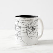 Chic Geek-Partikelbahn-Kaffee-Tasse Zweifarbige Tasse (VorderseiteRechts)