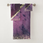 Chic Gefärbte Krawatte Monogram Sinti und Roma Sca Badhandtuch Set (Insitu)