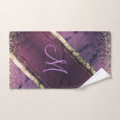 Chic Gefärbte Krawatte Monogram Sinti und Roma Sca Badhandtuch Set (Handtuch)