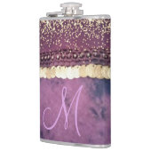 Chic Gefärbte Krawatte Monogram Sinti und Roma Sca Flachmann (Links)