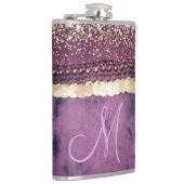 Chic Gefärbte Krawatte Monogram Sinti und Roma Sca Flachmann (Rechts)