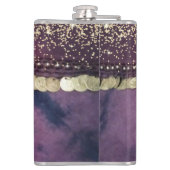 Chic Gefärbte Krawatte Monogram Sinti und Roma Sca Flachmann (Rückseite)