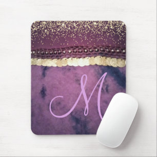 Chic Gefärbte Krawatte Monogram Sinti und Roma Sca Mousepad