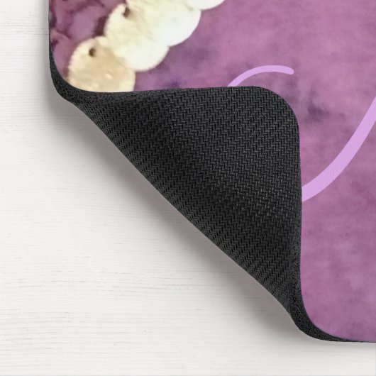 Chic Gefärbte Krawatte Monogram Sinti und Roma Sca Mousepad (Ecke)