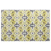 Chic-Gelb-und Schwarzkatzenmuster Stoff (Fat Quarter (45,7 x 55,9 cm))