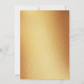 Chic Geometric Gold Foil Brautparty Einladung