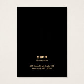 Chic Geometric Liner Earring Display Card (Rückseite)