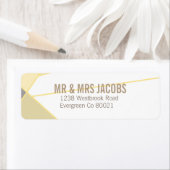 Chic Geometric Overlay | Persönliche Rücksendeadre (Insitu)