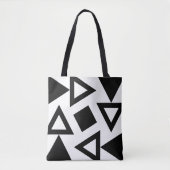 Chic Geometric Triangle Muster Tote Bag Tasche (Vorderseite)