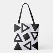 Chic Geometric Triangle Muster Tote Bag Tasche (Rückseite)