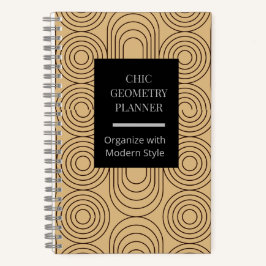 Chic Geometry Planner Notizblock