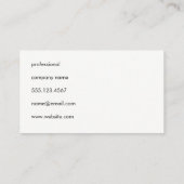 chic-gepunktete Textur Visitenkarte (Rückseite)